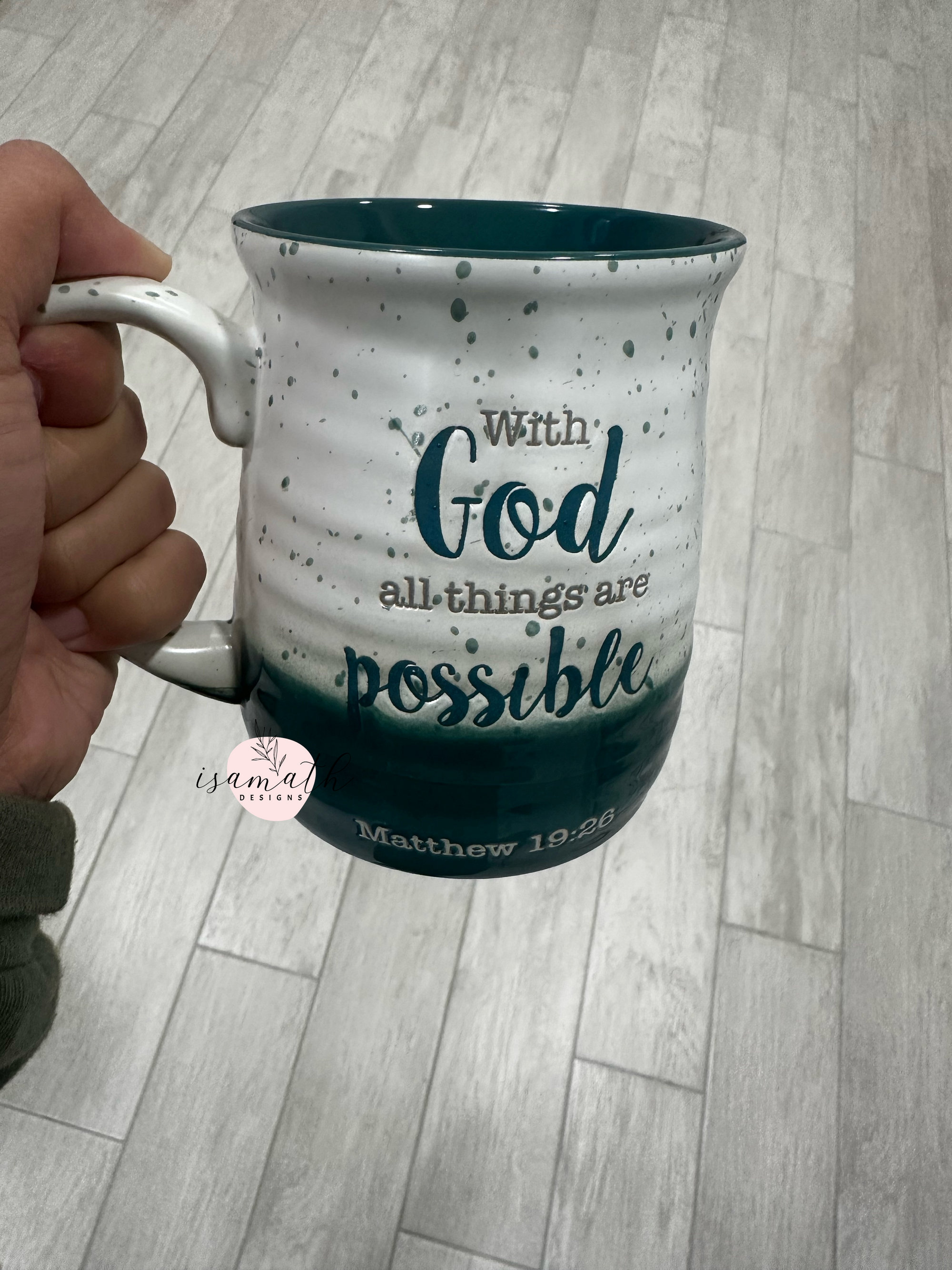 with God all things are possible 20oz Mug