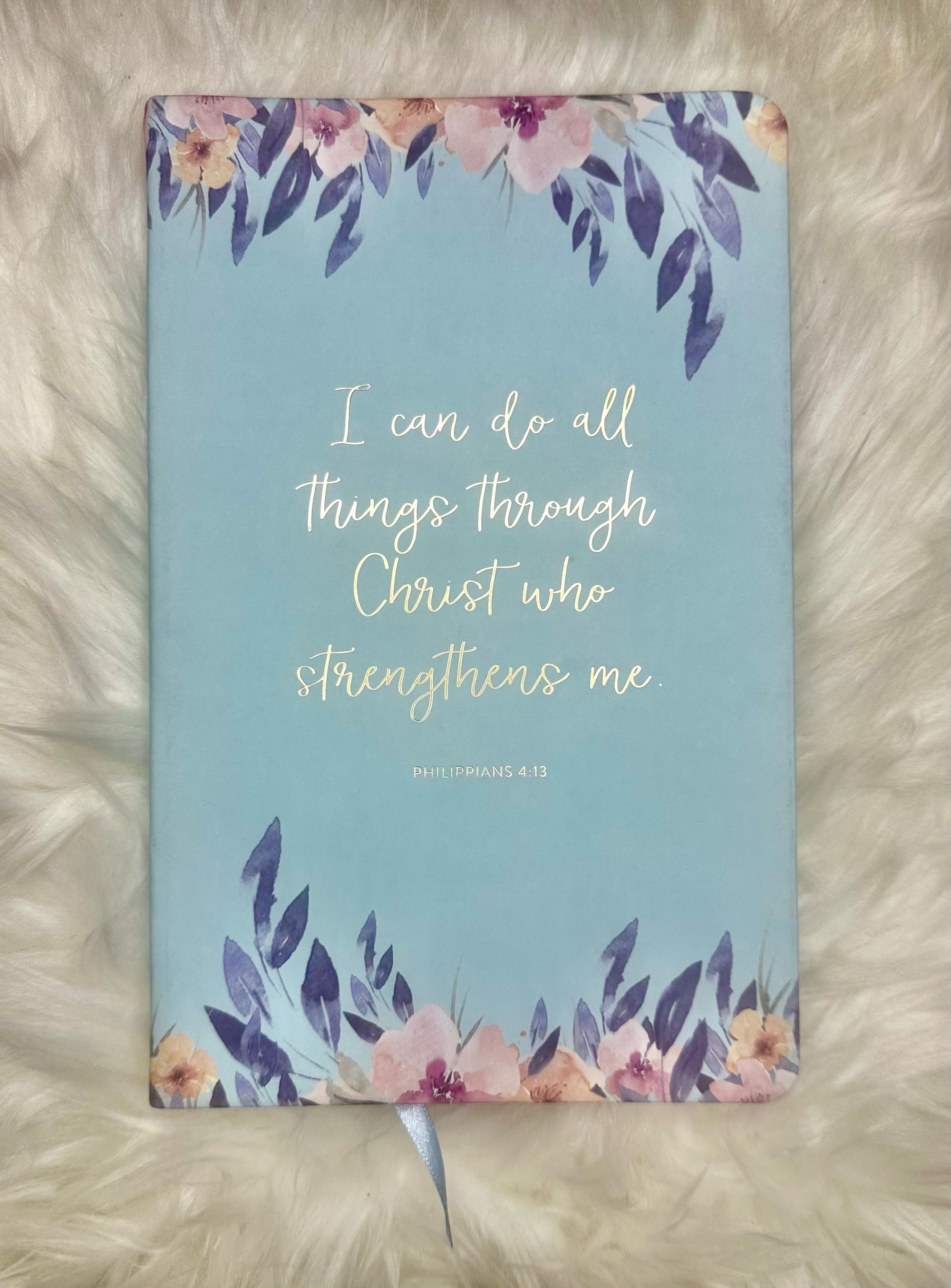 I CAN DO ALL THINGS THROUGH CHRIST JOURNAL BOOK