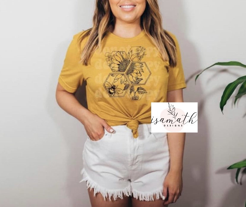 SUNFLOWER SHORT SLEEVE T-SHIRT